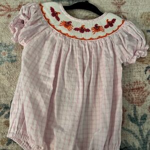 The Smocked Flamingo Halloween bubble